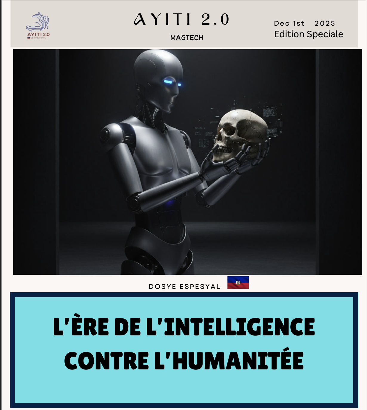 Couverture — L'Ère de l'Intelligence contre l'Humanité